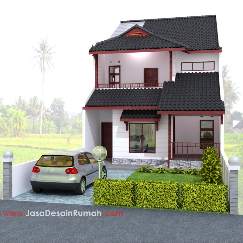 Desain Rumah Minimalis Bertoko  desain rumah  minimalis  